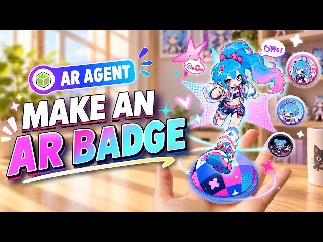 How to Create an Interactive AR Badge  | Kivicube Tutorial