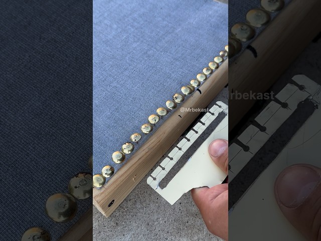Perfect Upholstery Nail Spacing with a Quick Nailer Tool
