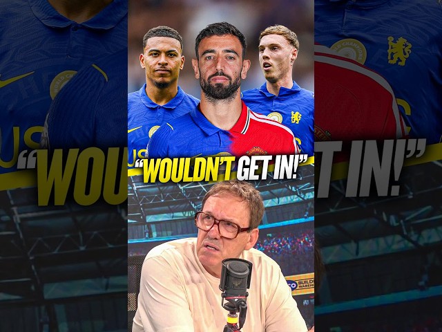 Bruno Fernandes does not get in Chelsea's XI right now, insists Cascarino! 🔵⛔️