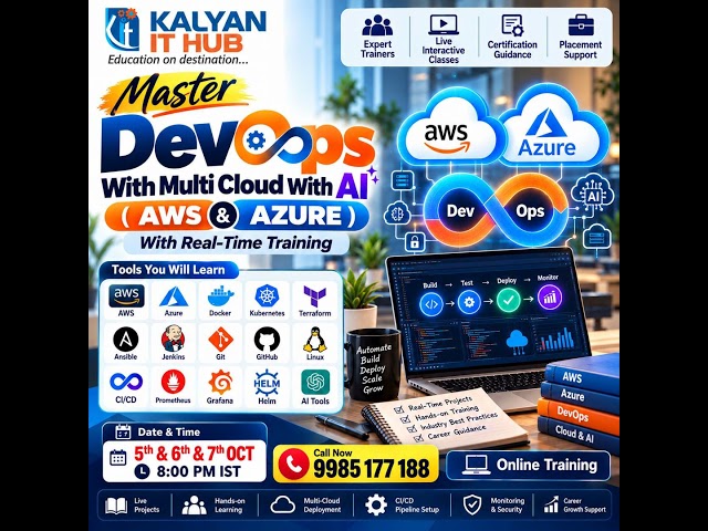 DevOps with Multi-Cloud (AWS & Azure) & AI - New Batch | Kalyan IT Hub