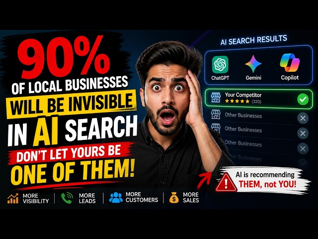 90% of Local Businesses Will Be Invisible in AI Search — Don’t Let Yours Be One of Them #seoupdate