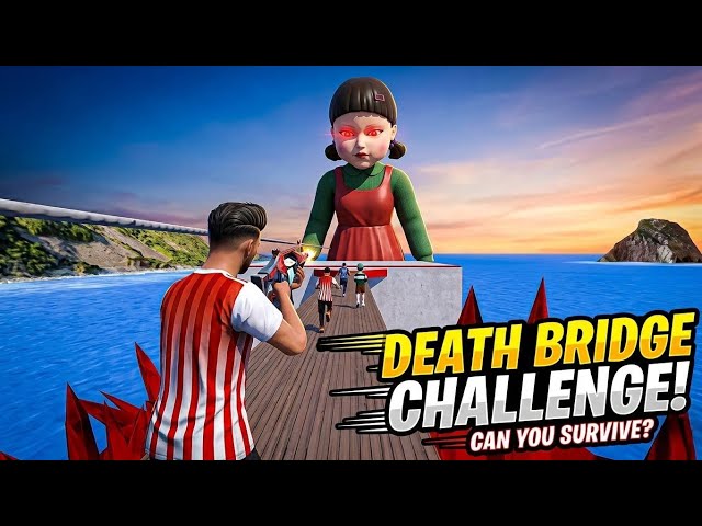 I SURVIVED THE CREEPIEST SQUID GAME BRIDGE IN FREE FIRE! 🔥😈