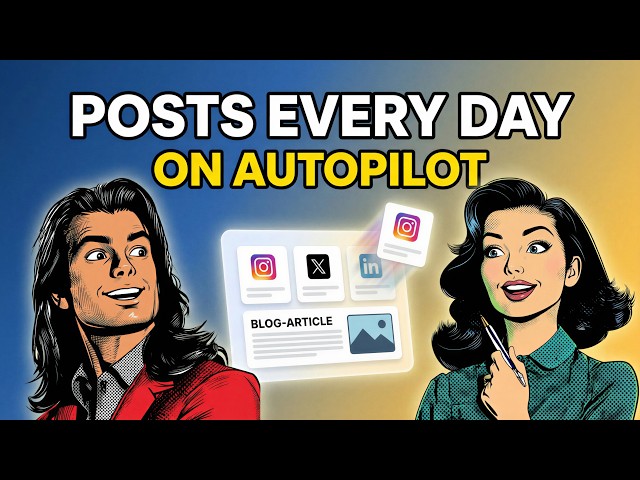 Automate Your Social Media + Blog With AI Agents (Marblism Sonny & Penny)
