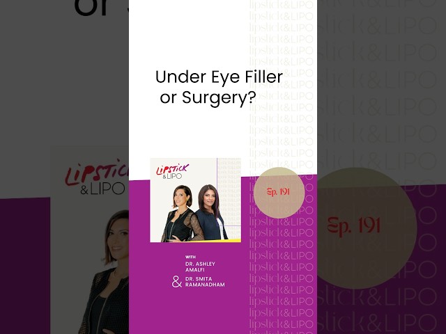 Under Eye Filler vs Eyelid Surgery: Which Is Right for You?