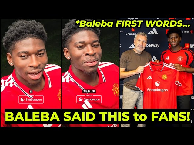 Carlos Baleba FIRST WORDS as a Manchester United Player SHOCKS Everyone...Look what he SAID