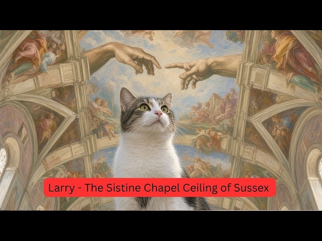 Larry, The Downing Streer Cat - The Sistine Chapel Ceiling of Sussex