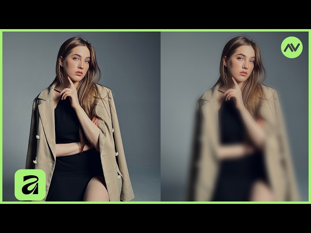 How to Make Blurry Edges Around Any Image in Affinity | Easy Blur Effect | Affinity Tutorial