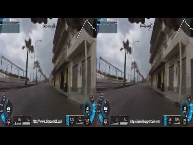 3D Movie - 1° CRONOPROLOGO Grand Tour Sicilia 2015 Capo D'Orlando 22 Feb 2015 - www.biosportlab.com