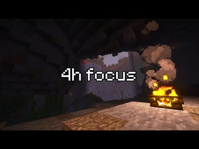 ⚡ Deep Focus: 4 Hour Lofi Minecraft Study & Work Flow