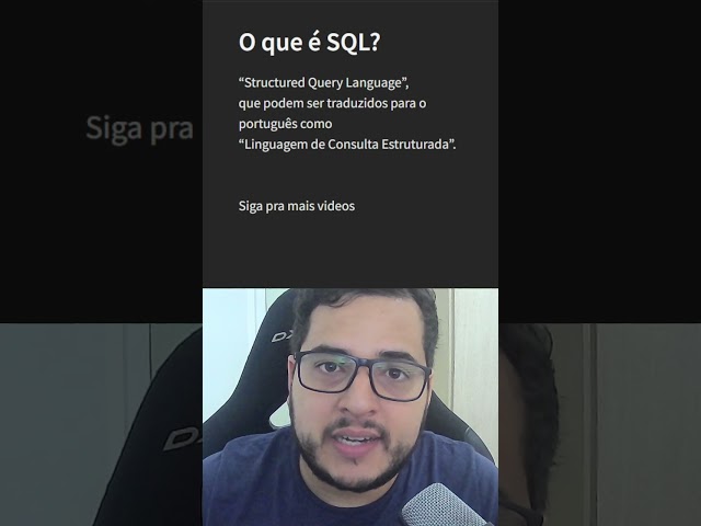 O que é SQL ? #shorts #code #programação #sql #9