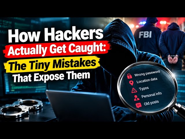 How Hackers Actually Get Caught: The Tiny Mistakes That Expose Them