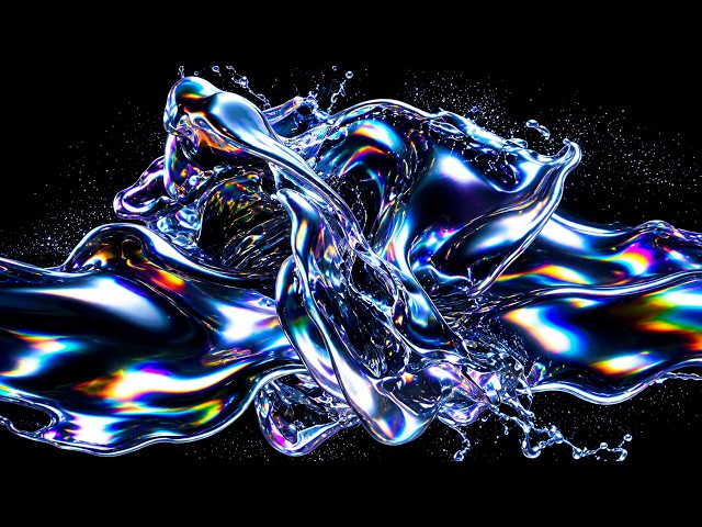 💥 WOW! Liquid Color Splash | 4K OLED Screensaver & Relaxing Music