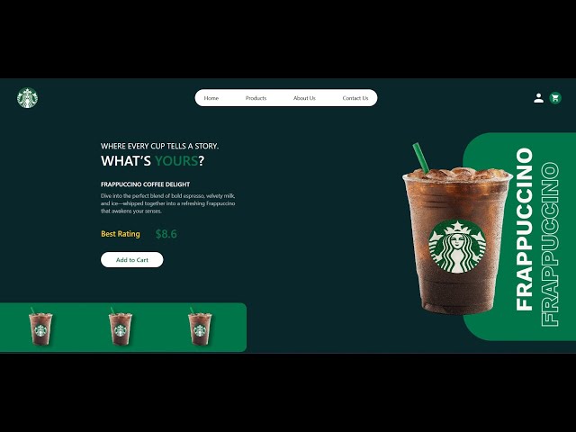 Build a Stunning Starbucks Website with React & Tailwind CSS ☕🔥