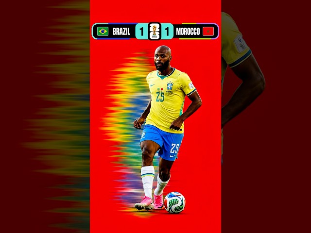 Igor Thiago Is Not Good Enough - Brazil 1-1 Morocco #worldcup #brazil #morocco #soccer #shorts #fifa