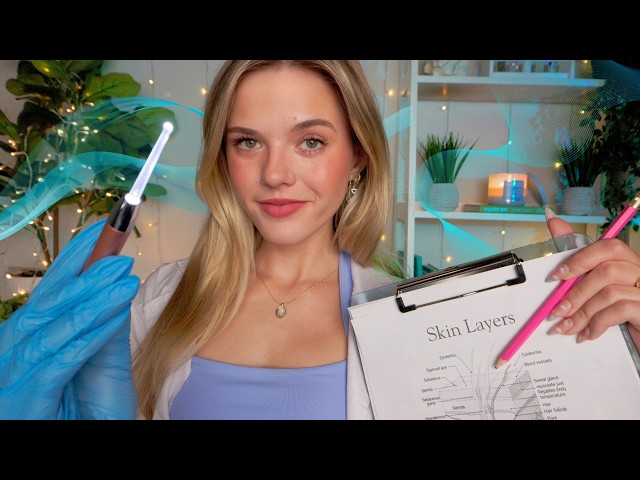 ASMR 1H In-Depth Skin Clinic Roleplay 🩵✨ (face mapping, skin analysis, personal attention, etc)