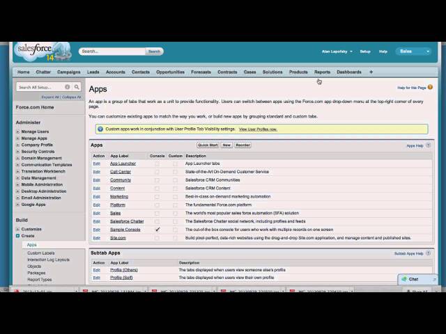 Getting Started With Salesforce Force.com