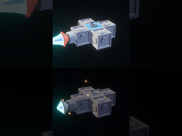 This Spaceship Has Eight Stages of Damage #gamedev #indiedev #novaprotocol