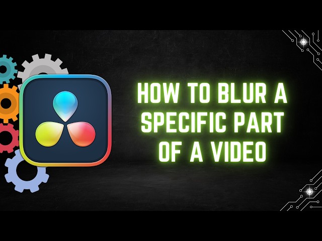 DaVinci Resolve Tutorial: How to Blur a Specific Part of a Video