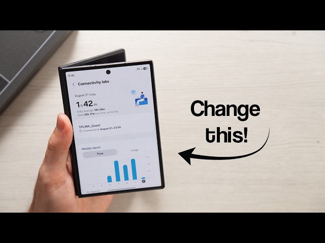 Galaxy Z Fold 8 - Change These Settings Immediately!