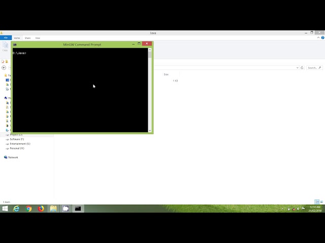 1 4 How to display message on console using notepad