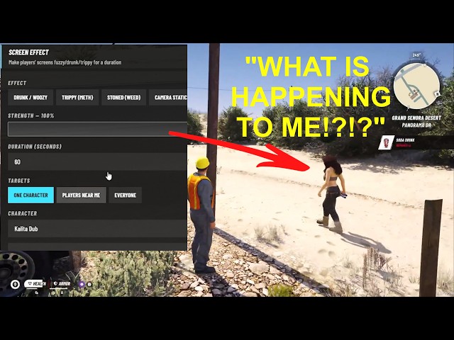 Buddha Trolls Cinna With The DM Panel Screen Effect - NoPixel V
