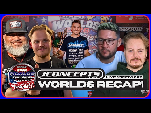 🏁 2026 IFMAR WORLD Championship RECAP Show  — LIVE!  @12 PM EST 🌎🔥