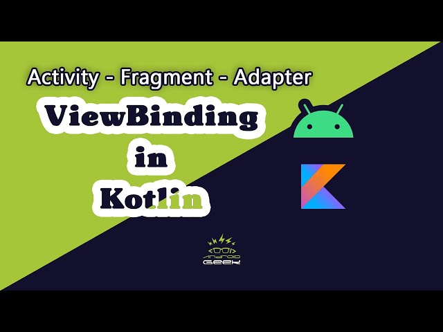 How to set View Binding in kotlin