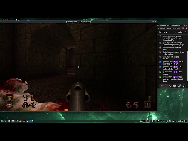 quake original 💾 💻 (Cachy OS) #quake #retrogaming