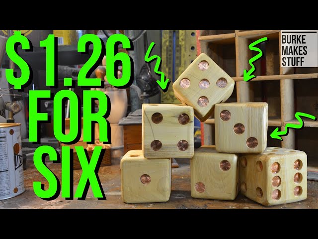 How To Make Extra-Large Yard Dice (for Your Lawn Games!)