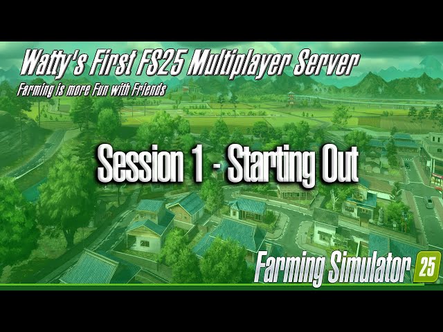 First Multiplayer Session in Farming Simulator 25 | Farm Sim 25 | FS25