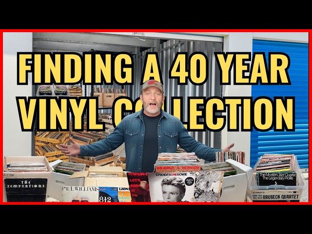 Abandoned Storage Unit Hiding 40 Year Vinyl Collection - Thousands Of Records!