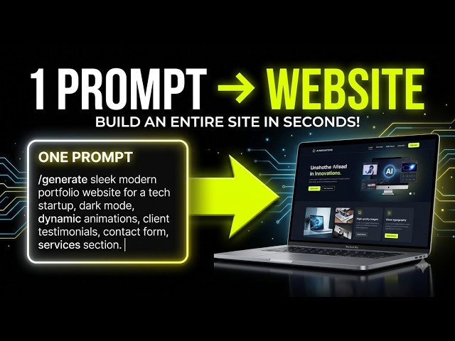 Build a Website From One Prompt  - This Free AI Does It In Your Browser