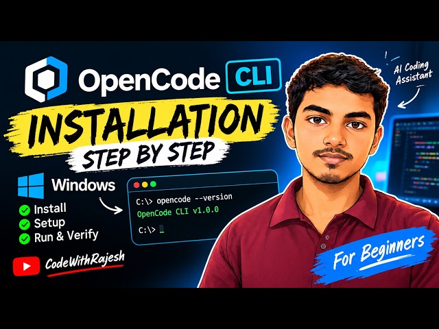 OpenCode CLI Installation on Windows | Step-by-Step Guide