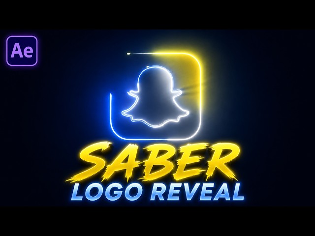Create an EPIC Saber Logo Reveal in After Effects (2026) ⚡