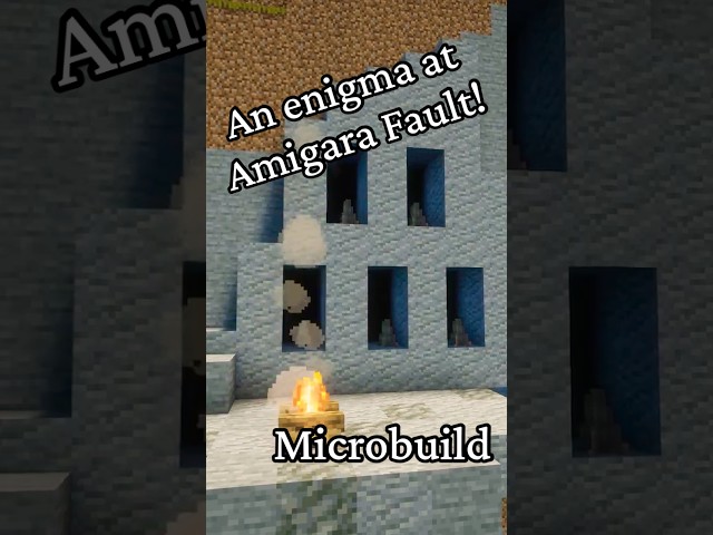 An enigma at Amigara fault? #minecraft