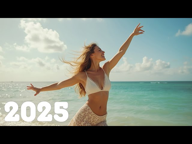 Tropical Paradise 2025 🌴 | 5H Chill House & Ocean Ambience for Focus, Relax & Summer Escape