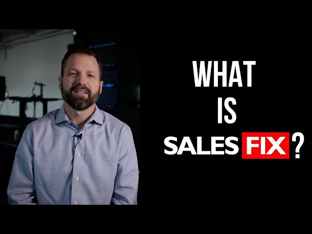 What Is Sales Fix?  Automotive Repair Sales Coaching for Service Advisors