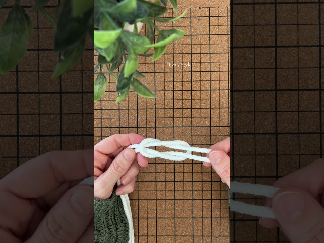 Easy Square Knot Tutorial 🪢 | Simple Macramé Knot for Bracelets