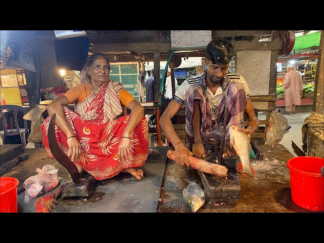 😱🐟 Massive Fresh Fish Cutting! 🔪 | Satisfying Fish Cleaning Process