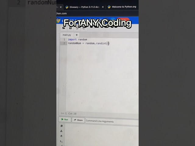 Learning Python as a Computer Programming and Coding Language... #Shorts #dcrob0tics