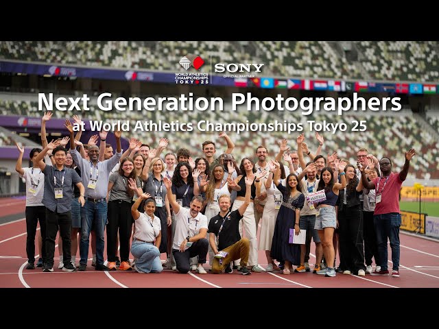 Next Generation Photographers at World Athletics Championships Tokyo 25 | Sony x World Athletics