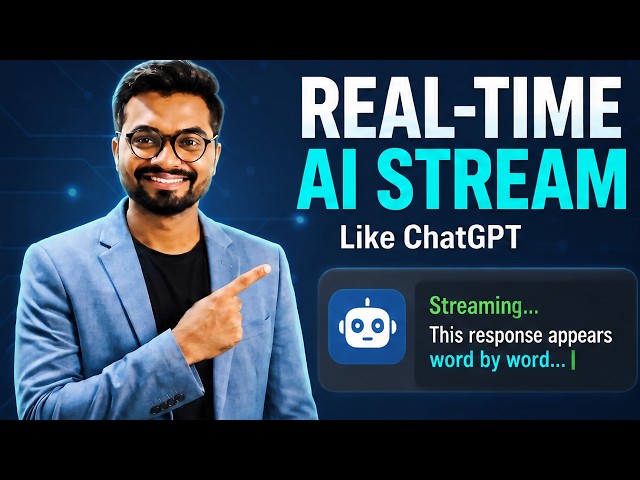 Streaming AI Responses in .NET (2026) | Build Real-Time Chat Like ChatGPT | EP08