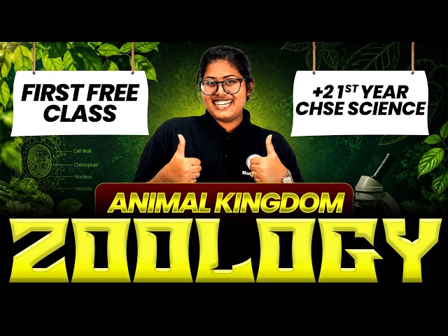 +2 1st year Science First Free Class | Zoology Animal Kingdom | Zoology By Mausumi Ma'am