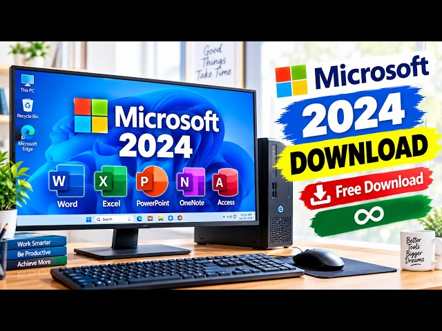 Microsoft Office 2024 Free Download & Install | Word, Excel, PowerPoint & More... | #Ayaz Tech Help