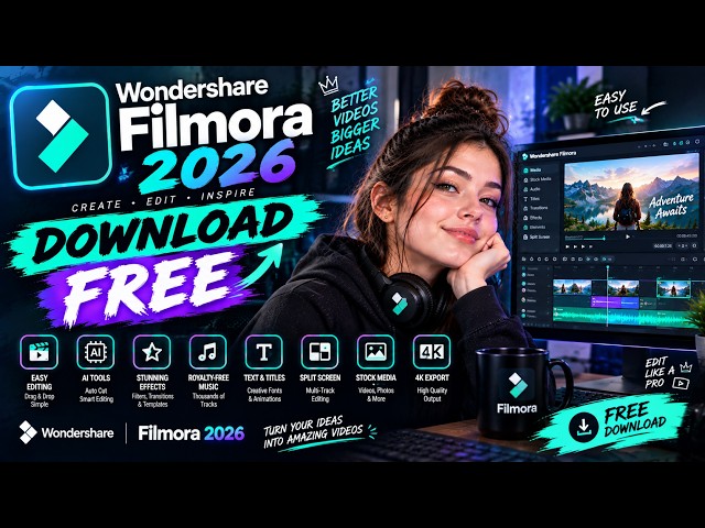 ⚡ Filmora 2026 ⚡ Download FREE 🚀 How to Get Filmora PC Full Active Build 💎