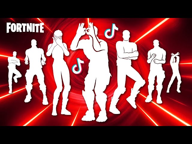 All Popular TikTok Dances & Emotes in Fortnite! (The Weeknd,  Sabrina Carpenter, Travis Scott)