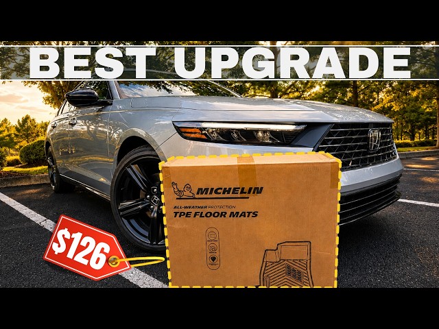 The BEST First Upgrade for Your Honda Accord: Michelin Floor Liners Tested.