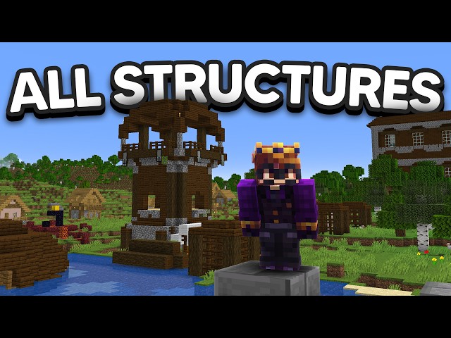 How Fast Can I find ALL 24 Minecraft Structures?