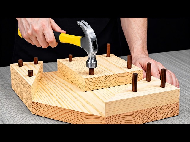 An amazing invention by a master carpenter has astonished engineers! Simple woodworking tools.