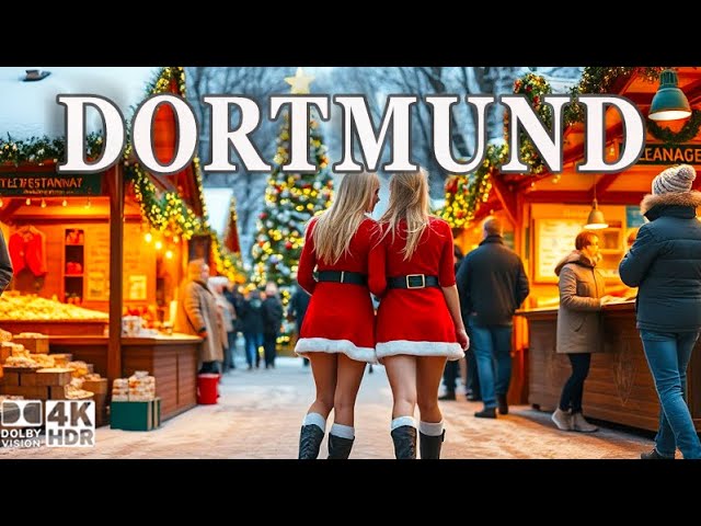 Dortmund Christmas Market 4K Walking Tour | Magical Weihnachtsmarkt Experience